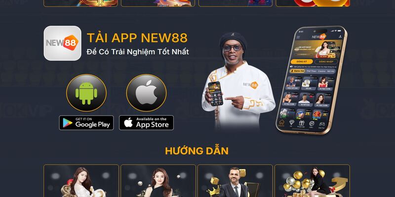 Tải app để chơi casino New88 mọi lúc mọi nơi