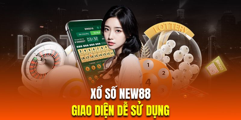 Xổ số New88 có giao diện dễ nhìn, dễ quan sát