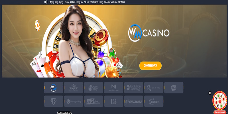 New88 hợp tác cùng WM Casino tạo nên siêu phẩm